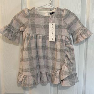 Janie and Jack Plaid Baby Dress 3-6M NWT